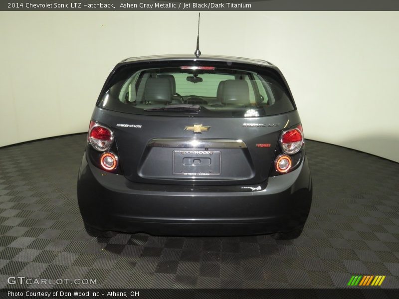 Ashen Gray Metallic / Jet Black/Dark Titanium 2014 Chevrolet Sonic LTZ Hatchback