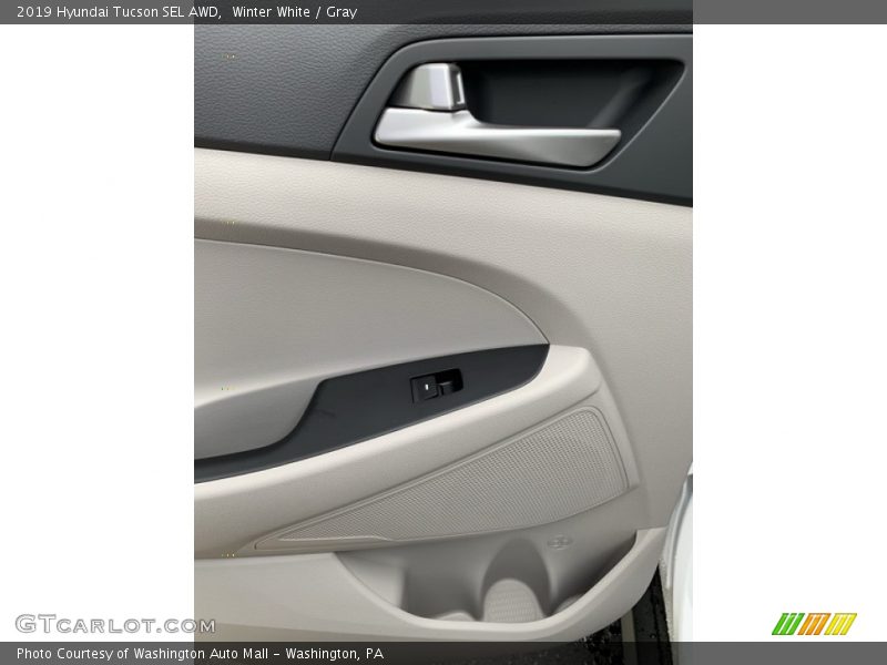 Winter White / Gray 2019 Hyundai Tucson SEL AWD
