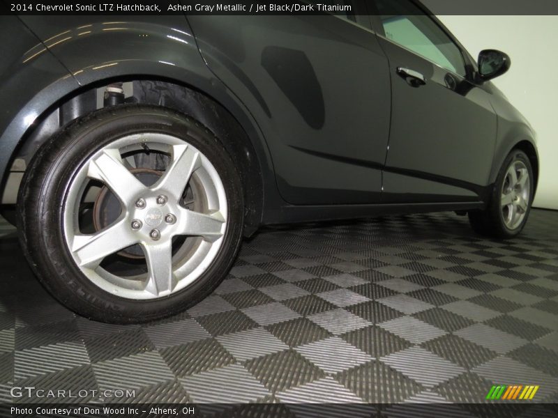 Ashen Gray Metallic / Jet Black/Dark Titanium 2014 Chevrolet Sonic LTZ Hatchback