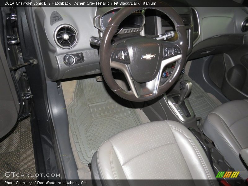 Ashen Gray Metallic / Jet Black/Dark Titanium 2014 Chevrolet Sonic LTZ Hatchback