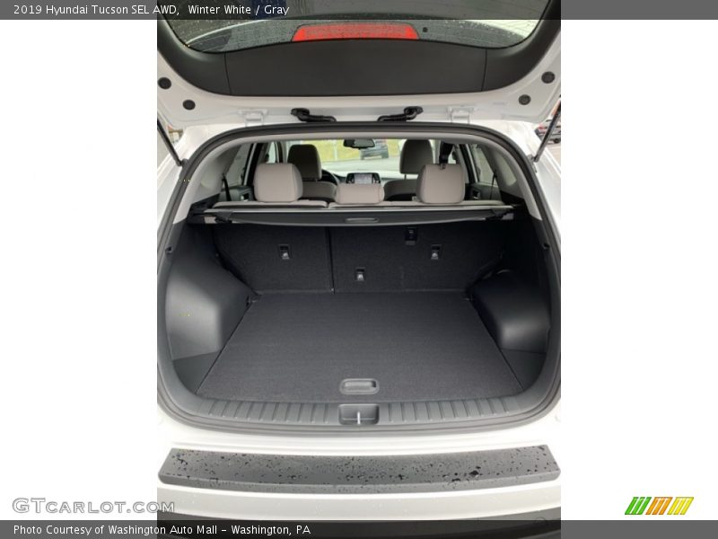 Winter White / Gray 2019 Hyundai Tucson SEL AWD