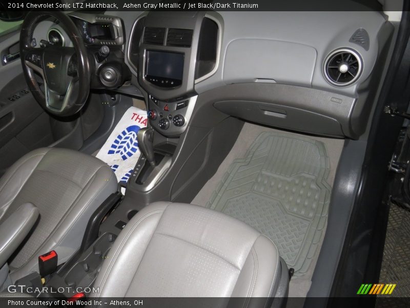 Ashen Gray Metallic / Jet Black/Dark Titanium 2014 Chevrolet Sonic LTZ Hatchback