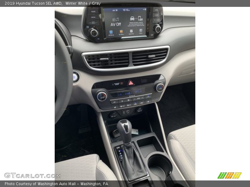 Winter White / Gray 2019 Hyundai Tucson SEL AWD