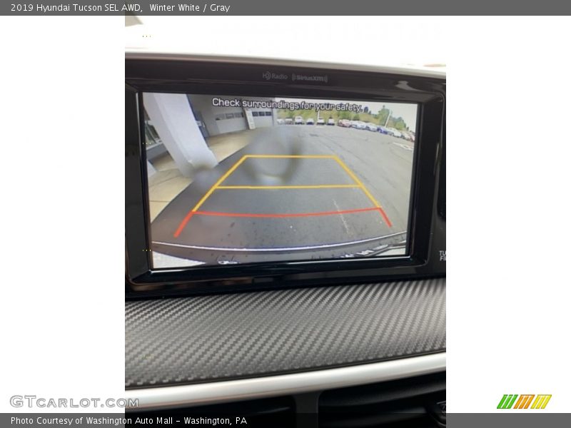 Winter White / Gray 2019 Hyundai Tucson SEL AWD