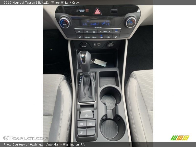Winter White / Gray 2019 Hyundai Tucson SEL AWD