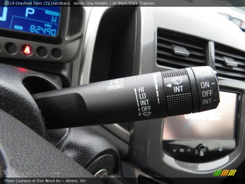 Ashen Gray Metallic / Jet Black/Dark Titanium 2014 Chevrolet Sonic LTZ Hatchback