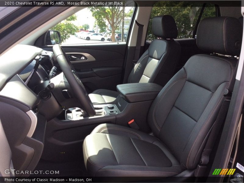 Mosaic Black Metallic / Jet Black 2020 Chevrolet Traverse RS AWD