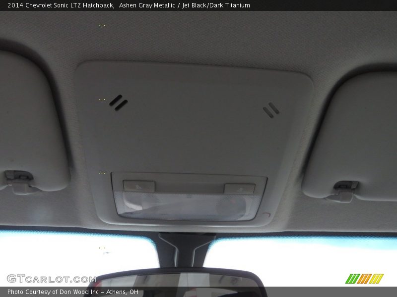 Ashen Gray Metallic / Jet Black/Dark Titanium 2014 Chevrolet Sonic LTZ Hatchback