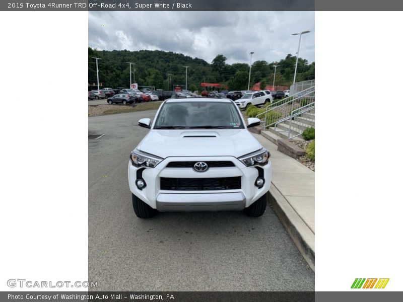 Super White / Black 2019 Toyota 4Runner TRD Off-Road 4x4
