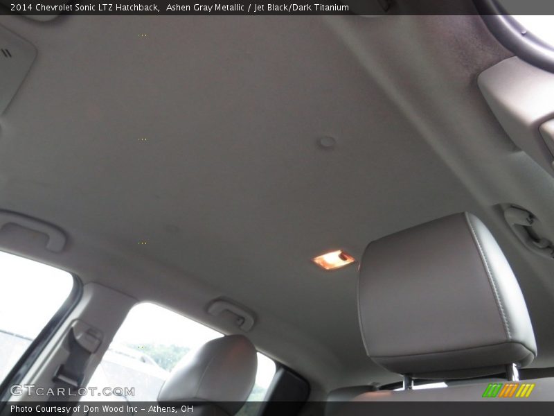 Ashen Gray Metallic / Jet Black/Dark Titanium 2014 Chevrolet Sonic LTZ Hatchback