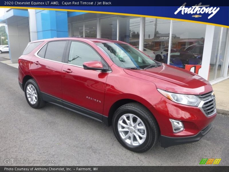 Cajun Red Tintcoat / Jet Black 2020 Chevrolet Equinox LT AWD