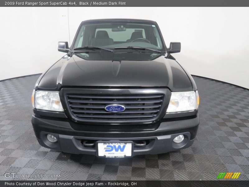 Black / Medium Dark Flint 2009 Ford Ranger Sport SuperCab 4x4