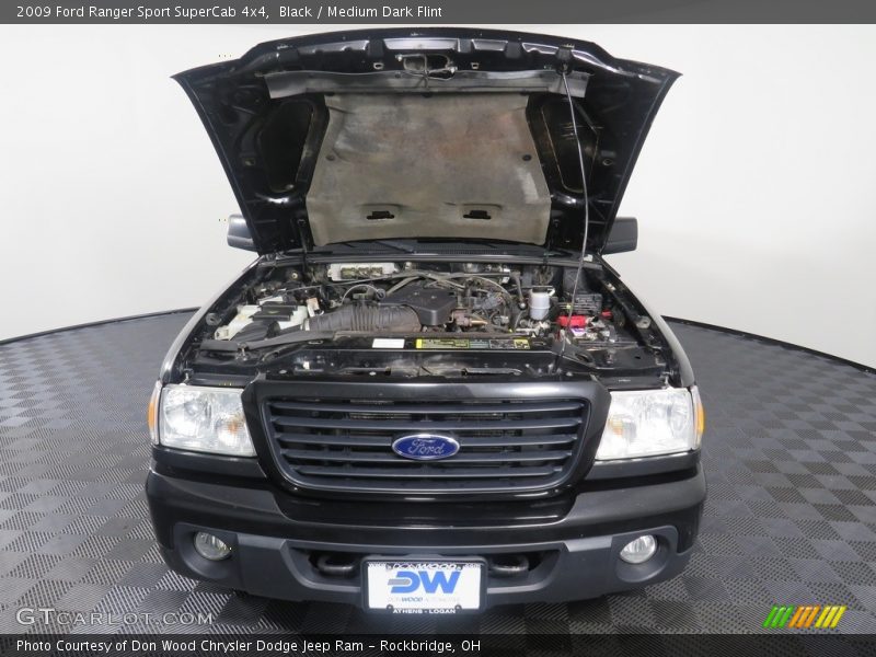Black / Medium Dark Flint 2009 Ford Ranger Sport SuperCab 4x4