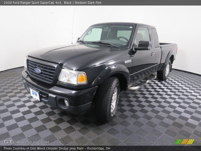 Black / Medium Dark Flint 2009 Ford Ranger Sport SuperCab 4x4