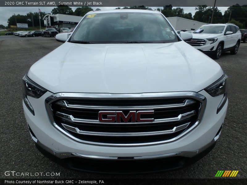 Summit White / Jet Black 2020 GMC Terrain SLT AWD