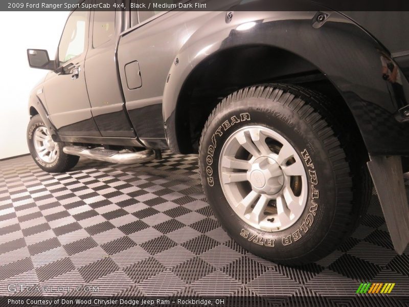 Black / Medium Dark Flint 2009 Ford Ranger Sport SuperCab 4x4