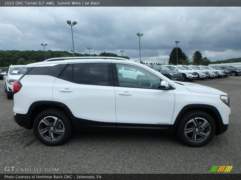 Summit White / Jet Black 2020 GMC Terrain SLT AWD