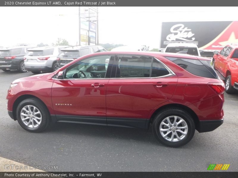 Cajun Red Tintcoat / Jet Black 2020 Chevrolet Equinox LT AWD