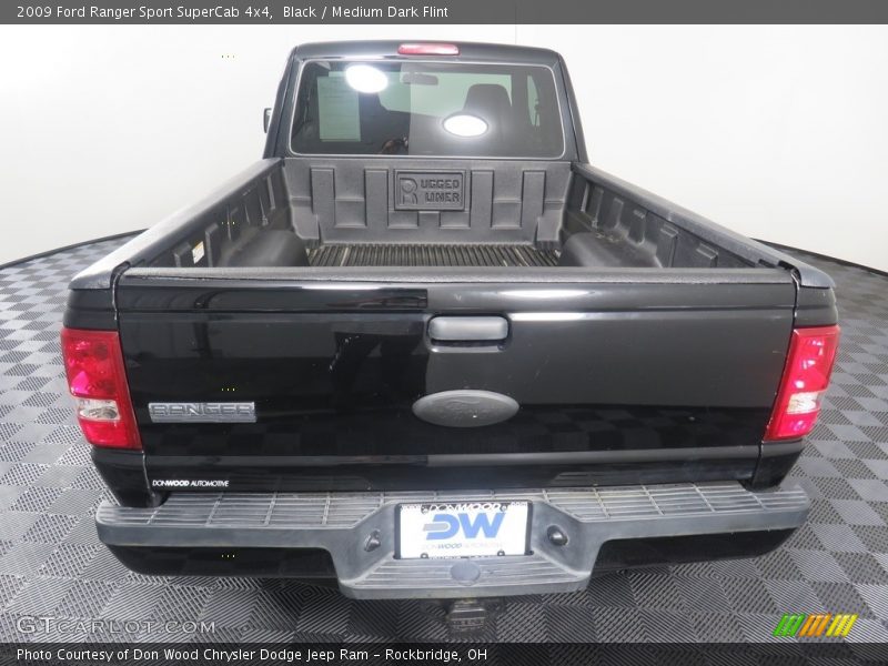 Black / Medium Dark Flint 2009 Ford Ranger Sport SuperCab 4x4