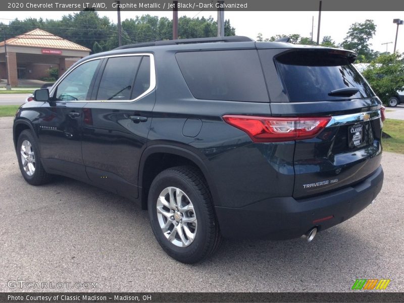 Graphite Metallic / Jet Black/­Dark Galvanized 2020 Chevrolet Traverse LT AWD