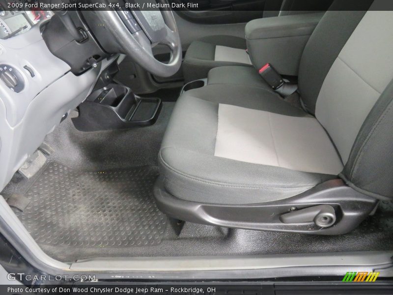 Black / Medium Dark Flint 2009 Ford Ranger Sport SuperCab 4x4