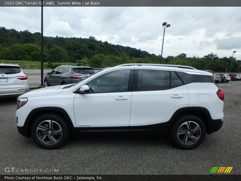 Summit White / Jet Black 2020 GMC Terrain SLT AWD