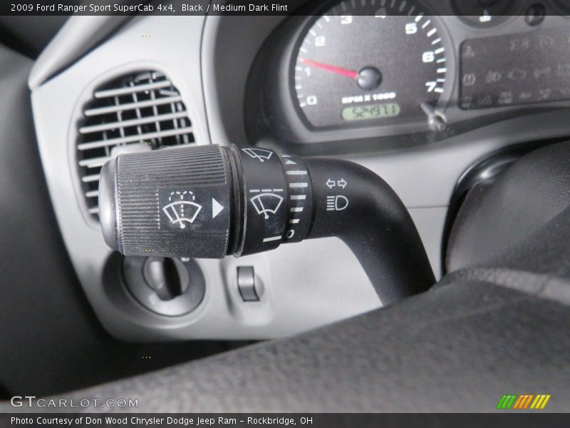 Black / Medium Dark Flint 2009 Ford Ranger Sport SuperCab 4x4