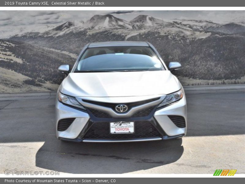 Celestial Silver Metallic / Black 2019 Toyota Camry XSE