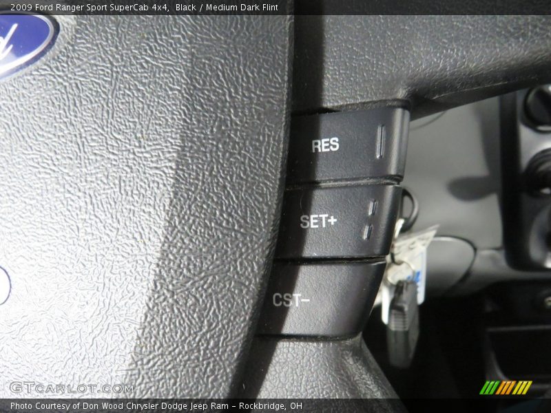 Black / Medium Dark Flint 2009 Ford Ranger Sport SuperCab 4x4