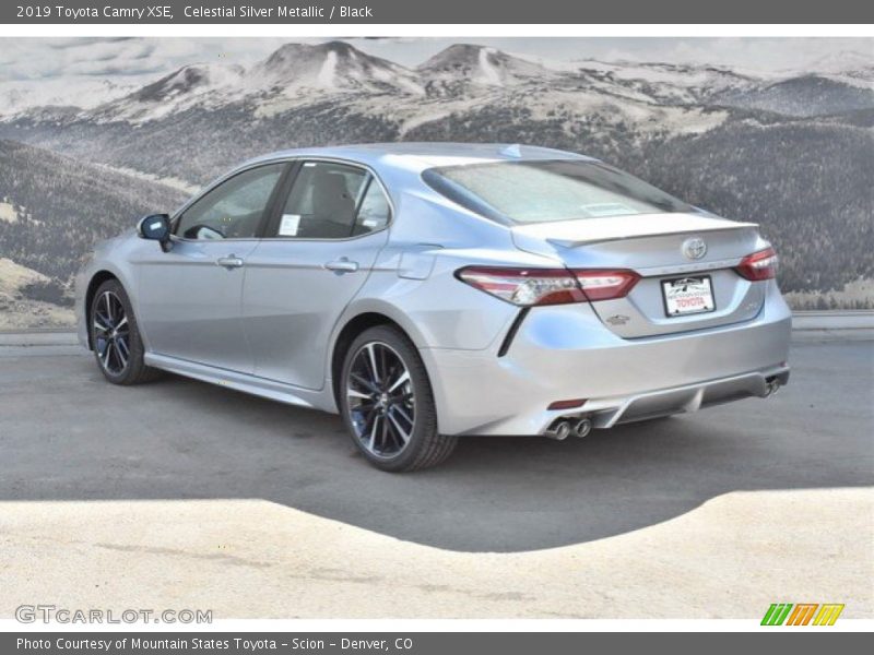 Celestial Silver Metallic / Black 2019 Toyota Camry XSE