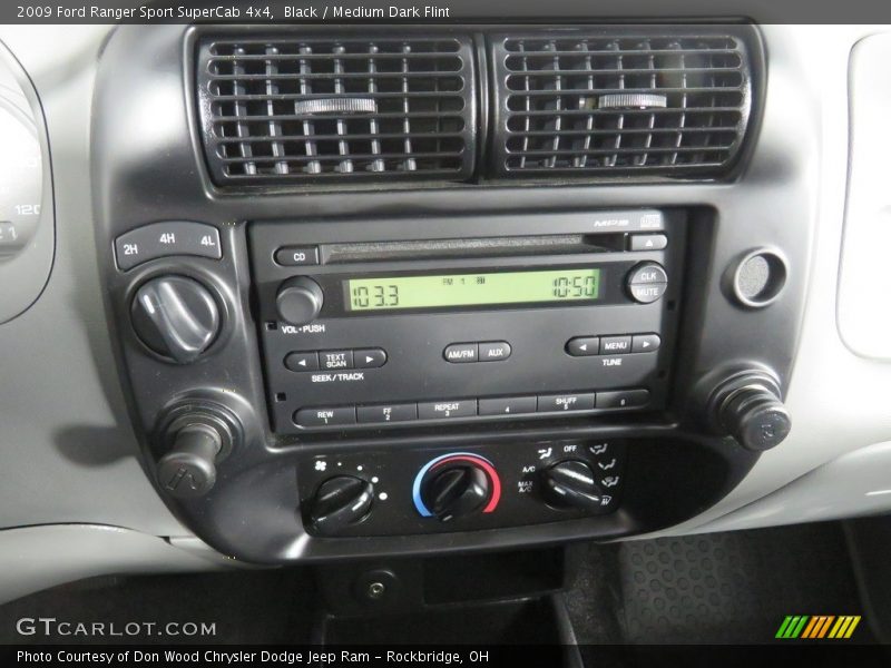 Black / Medium Dark Flint 2009 Ford Ranger Sport SuperCab 4x4