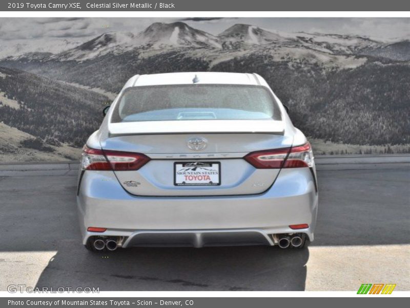 Celestial Silver Metallic / Black 2019 Toyota Camry XSE