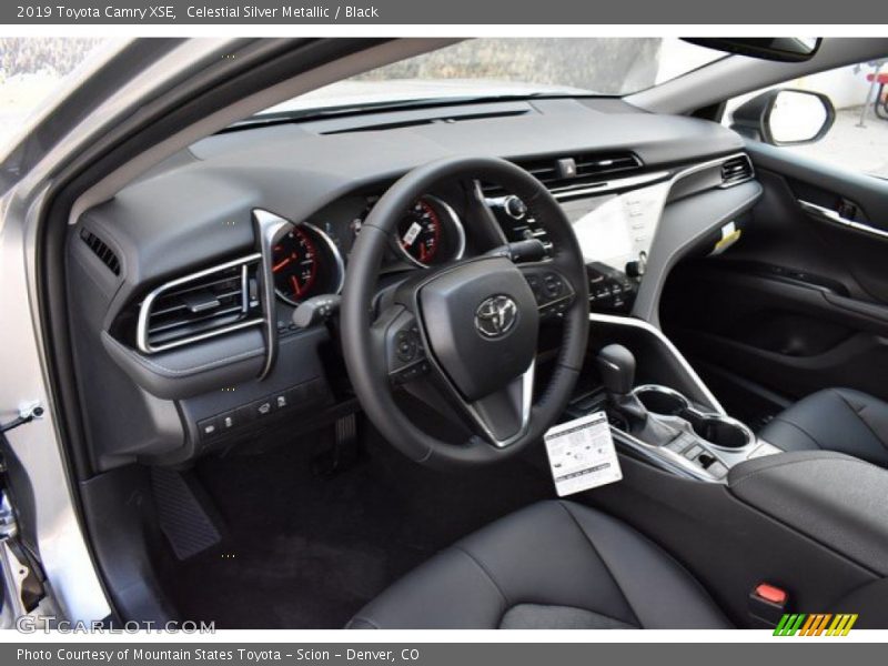 Celestial Silver Metallic / Black 2019 Toyota Camry XSE