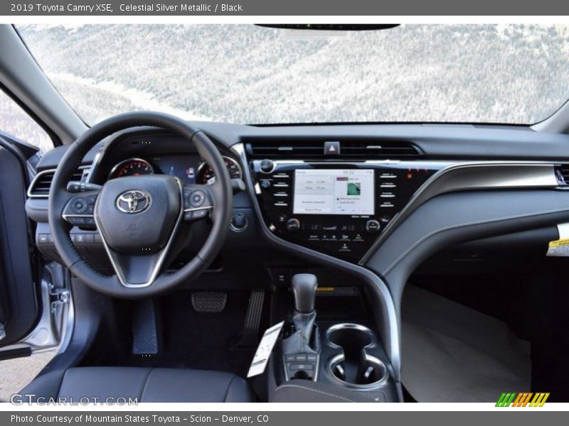 Celestial Silver Metallic / Black 2019 Toyota Camry XSE
