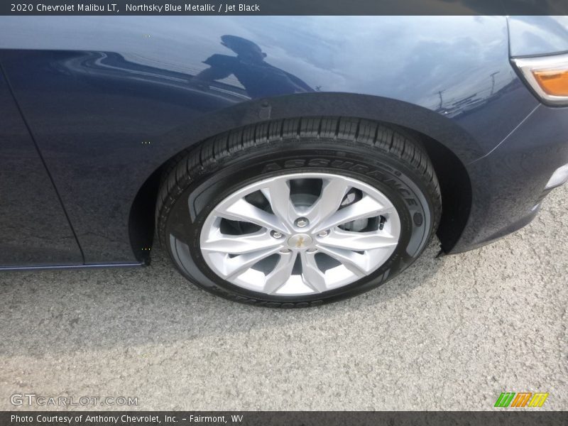 Northsky Blue Metallic / Jet Black 2020 Chevrolet Malibu LT