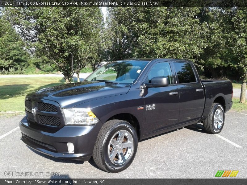 Maximum Steel Metallic / Black/Diesel Gray 2017 Ram 1500 Express Crew Cab 4x4