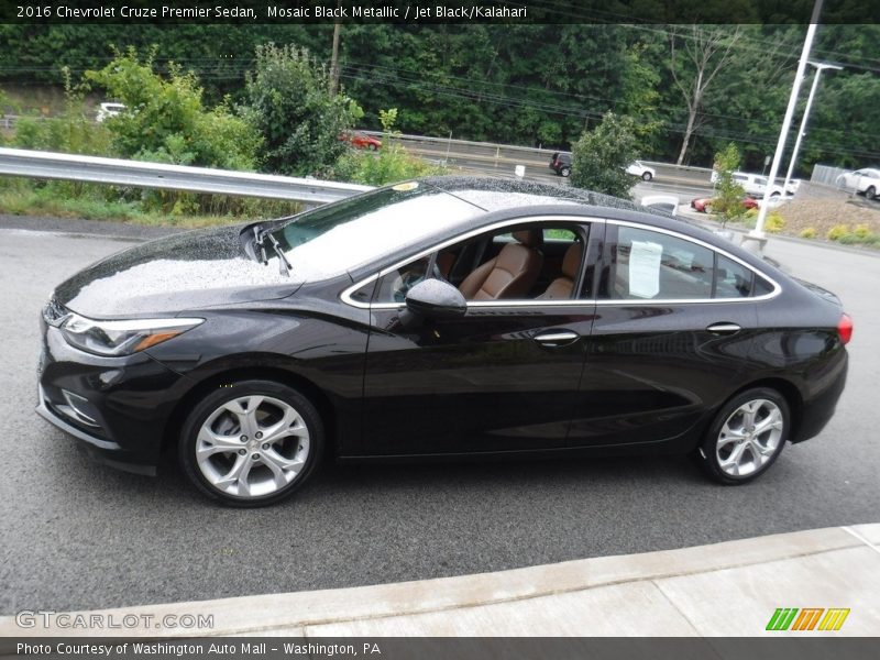 Mosaic Black Metallic / Jet Black/Kalahari 2016 Chevrolet Cruze Premier Sedan