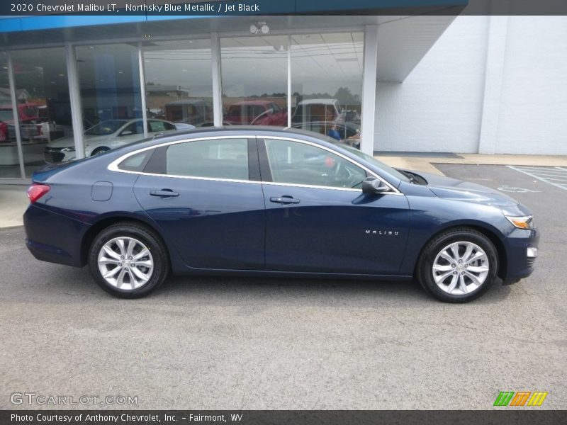 Northsky Blue Metallic / Jet Black 2020 Chevrolet Malibu LT