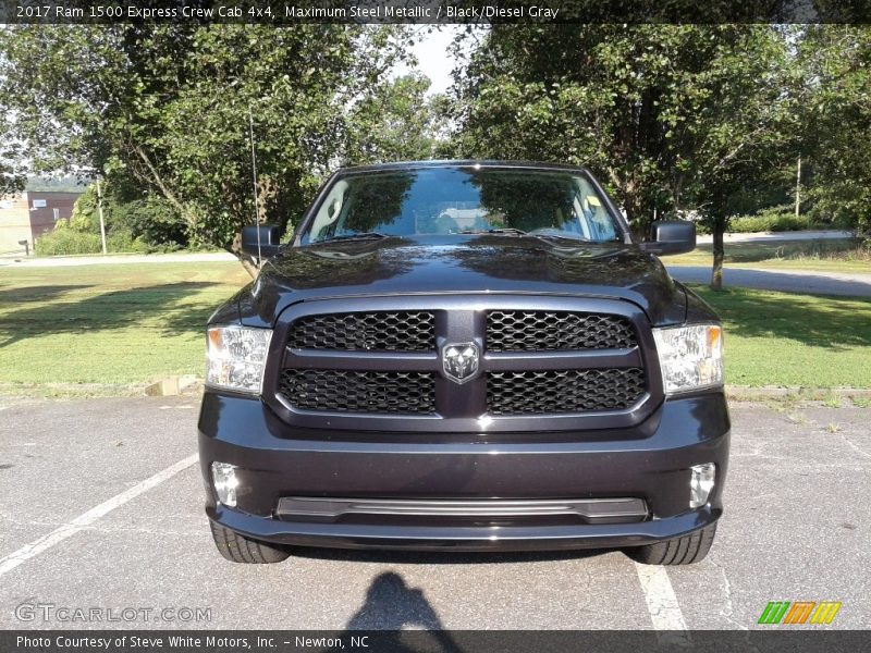 Maximum Steel Metallic / Black/Diesel Gray 2017 Ram 1500 Express Crew Cab 4x4