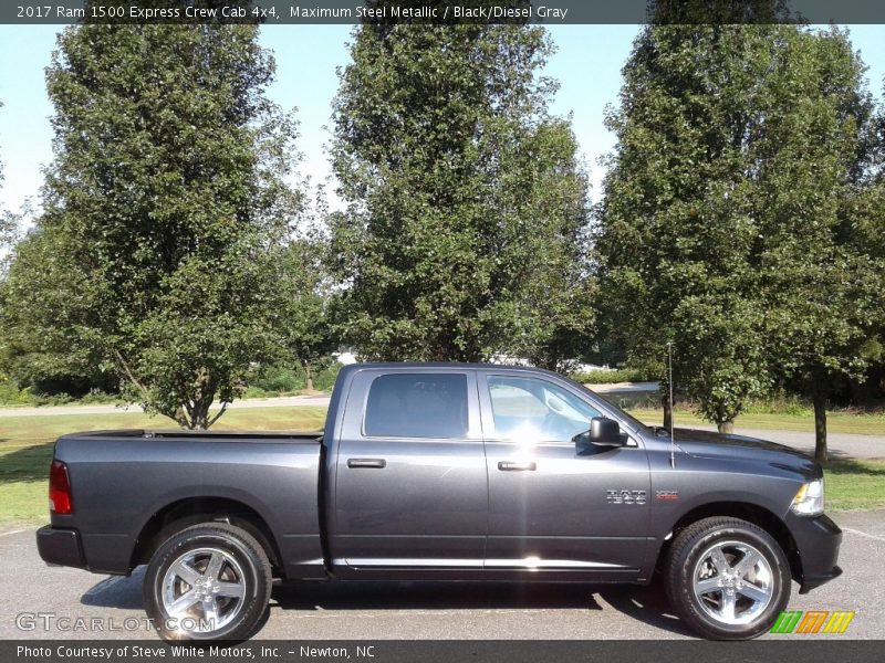 Maximum Steel Metallic / Black/Diesel Gray 2017 Ram 1500 Express Crew Cab 4x4