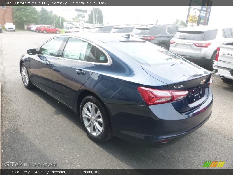 Northsky Blue Metallic / Jet Black 2020 Chevrolet Malibu LT