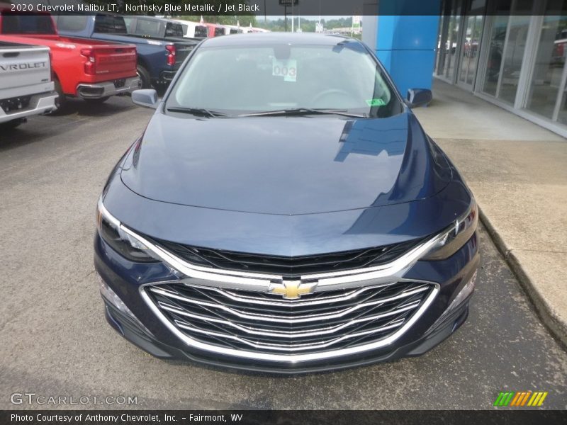 Northsky Blue Metallic / Jet Black 2020 Chevrolet Malibu LT