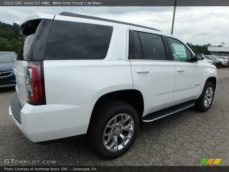 White Frost Tricoat / Jet Black 2020 GMC Yukon SLT 4WD