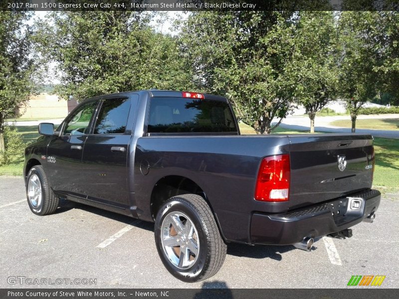 Maximum Steel Metallic / Black/Diesel Gray 2017 Ram 1500 Express Crew Cab 4x4