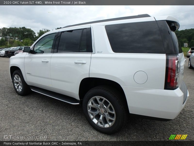 White Frost Tricoat / Jet Black 2020 GMC Yukon SLT 4WD