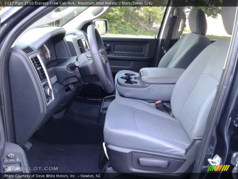 Maximum Steel Metallic / Black/Diesel Gray 2017 Ram 1500 Express Crew Cab 4x4