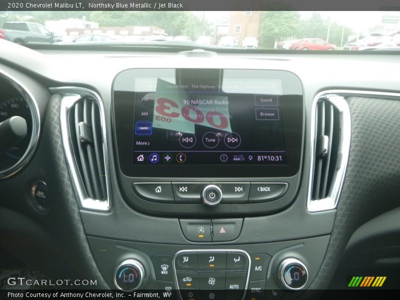Northsky Blue Metallic / Jet Black 2020 Chevrolet Malibu LT