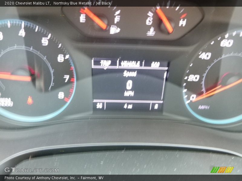 Northsky Blue Metallic / Jet Black 2020 Chevrolet Malibu LT