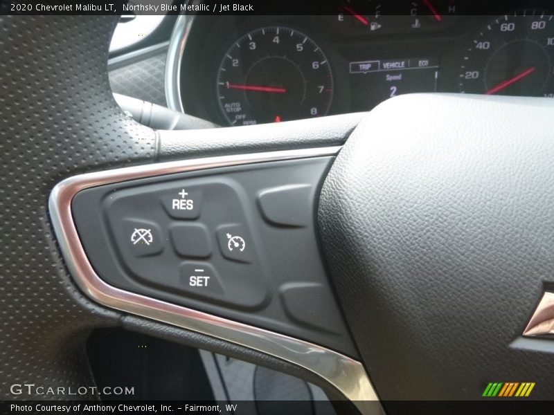 Northsky Blue Metallic / Jet Black 2020 Chevrolet Malibu LT