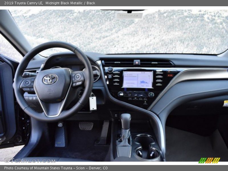 Midnight Black Metallic / Black 2019 Toyota Camry LE